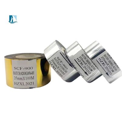 30 mm*100 m SCF-900 LC1 FC2 FC3 schwarze Kodierungsbänder für Etikettendrucker