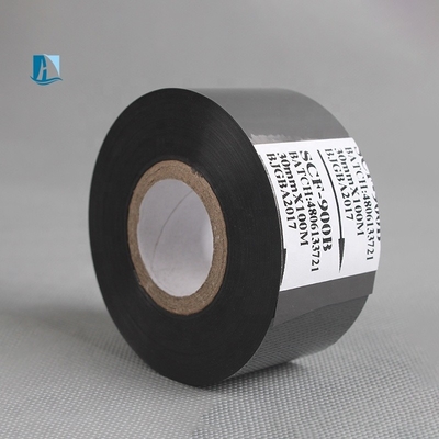 HP-241B DY-8 Hot Date Coding Foil 20*100m 30*100m 35*100m Schwarz Temperatur 100C-160C