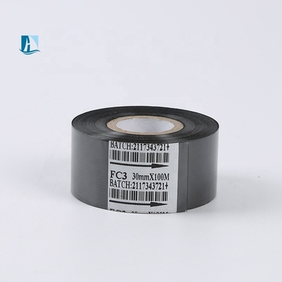 HP-241B DY-8 Hot Date Coding Foil 20*100m 30*100m 35*100m Schwarz Temperatur 100C-160C