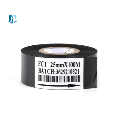 Farbe 30mm * 100m Datumscodierung Folie Schwarz Heißstempel Band für Coder-Maschine