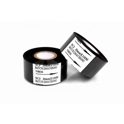 30*100m Schwarz Farbe Warmstempel Band Druck auf mehreren Oberflächen mit einer Breite von 12 mm