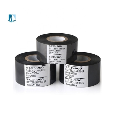 40mm*100m Grün SCF900 Warmstempelfolie Farbband für Datumsdrucker Barcode Band