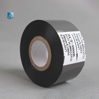 30 mm x 100 m schwarze Bandrolle der Klasse A, anwendbar auf Etikettendrucker auf Verpackungsmaschine