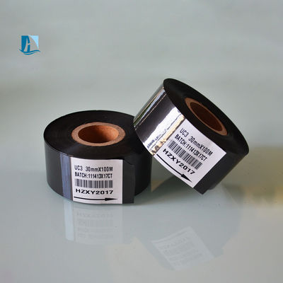 30mm * 100m LC1 Schwarzes Wärmeübertragungsinktband für Schreibmaschine