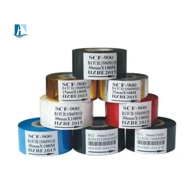 Profi-Regenbogen-Hotstempel-Folienband für die Codiermaschine Schwarz