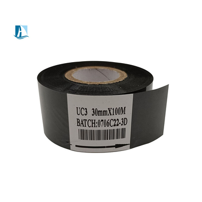 SCF900 Schwarz 30*100m Warmstempelband auf individuelle Anfrage mit und einer Note