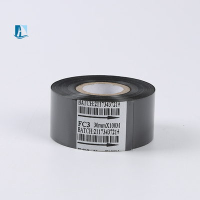 Anpassbar Größe 25mm*100m Hot Stamp Folie Fc3 für grünes Wärmeübertragungsband
