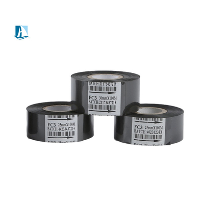 Anpassbar Größe 25mm*100m Hot Stamp Folie Fc3 für grünes Wärmeübertragungsband