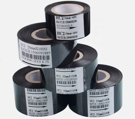 30*100m Schwarz Farbe Heißstempelband für Code-Drucker Anwendbare Ausrüstung Schreibmaschine