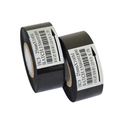 30*100m Schwarz Farbe Heißstempelband für Code-Drucker Anwendbare Ausrüstung Schreibmaschine