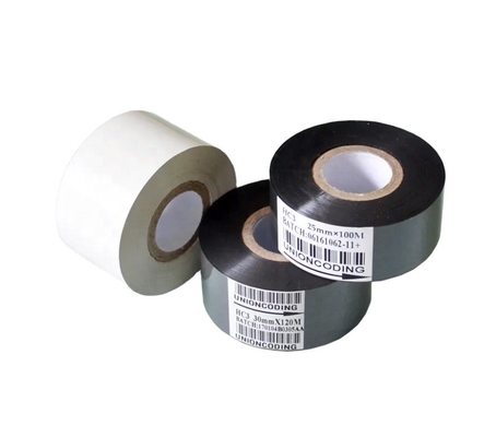 Druckerband 12 mm Breite 30 mm x 100 m Schwarze Rolle Kompatibel mit Hot Stamp Coder