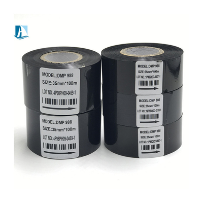 HP241B Hot Stamping Foil Ribbon für 30*100m Schwarze Charge und Verfallsdatums Stempelmaschine