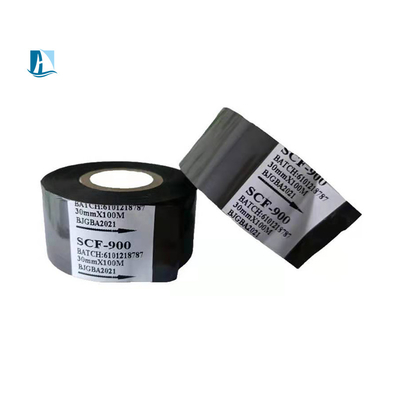 HP241B Hot Stamping Foil Ribbon für 30*100m Schwarze Charge und Verfallsdatums Stempelmaschine