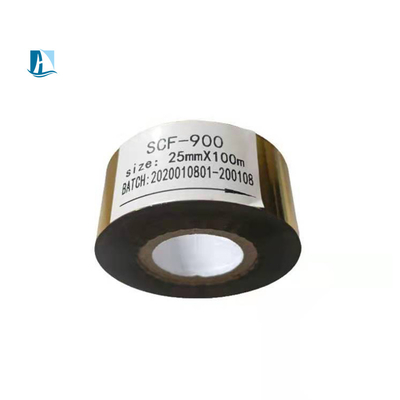 HP241B Hot Stamping Foil Ribbon für 30*100m Schwarze Charge und Verfallsdatums Stempelmaschine