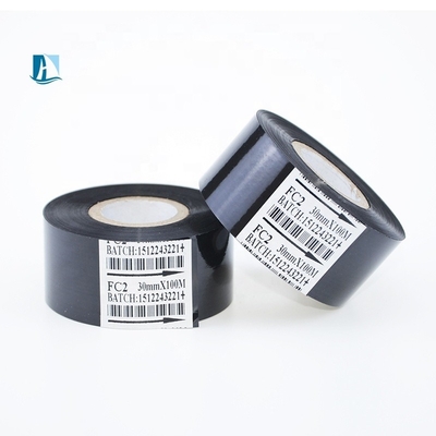 Schwarze SCF907 Warmstempelband-Codierungsfolie für 30 mm Datumsstempel Druck-Batchcode
