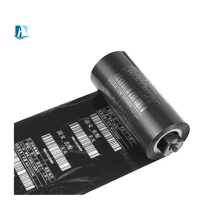 Etikettenpapier Schwarz Warmdruckfolie Wärmeübertragung Band Drucker Temperatur 100C-160C