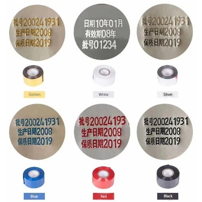 25mm 30mm 122m Expiry Batch Druckmaschine Datumskoder mit Messingbuchstabenkompatibilität