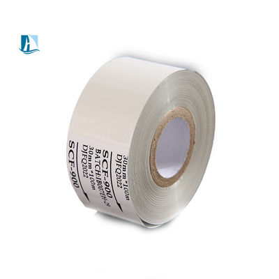 Druckerband Warmstempelfolie 30mm*100m Datum Druck Schwarz Rot Gelb Blau Weiß Grün Farbe