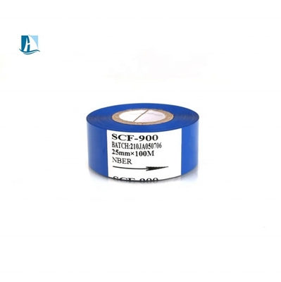 Coding Speed 30-600/min 30mm X 100m Schwarzes Coding Ribbon Roll für SCF900 Warmstempelband auf Verpackungsmaschine