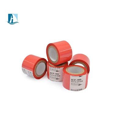 Anpassbares 50mm*100m Rot SCF900 Farbcodierungsband mit kratzfeste Beschichtung