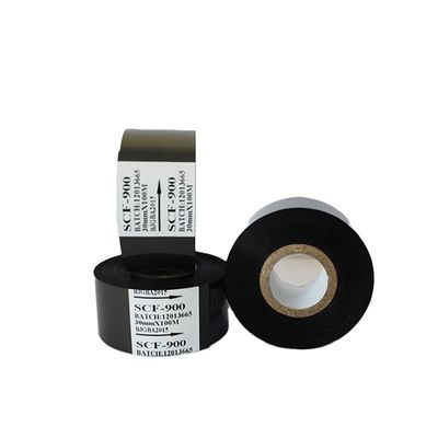 Schwarzes PET-Hotfolie-Stempeln perfekt zum Codieren von Band Food Plastikverpackung Datum Drucken