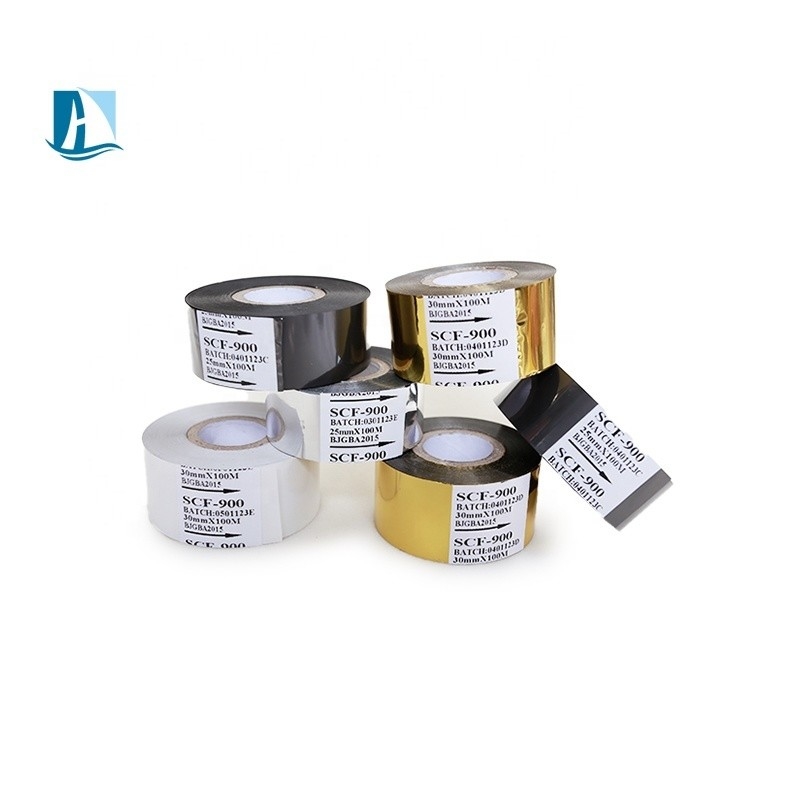 Hot Stamping-Maschine Folie in kundenspezifischer Multi-Color Gold für Etikett-Drucker Band