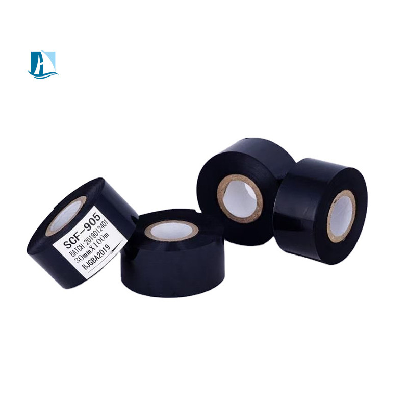 Anwendbar SCF905 Warmstempelband für Stylusdruckmaschine 30*100 Größe in schwarzer Farbe
