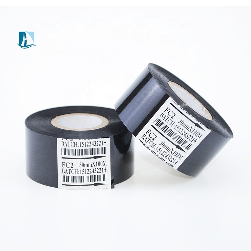 Schwarze SCF907 Warmstempelband-Codierungsfolie für 30 mm Datumsstempel Druck-Batchcode
